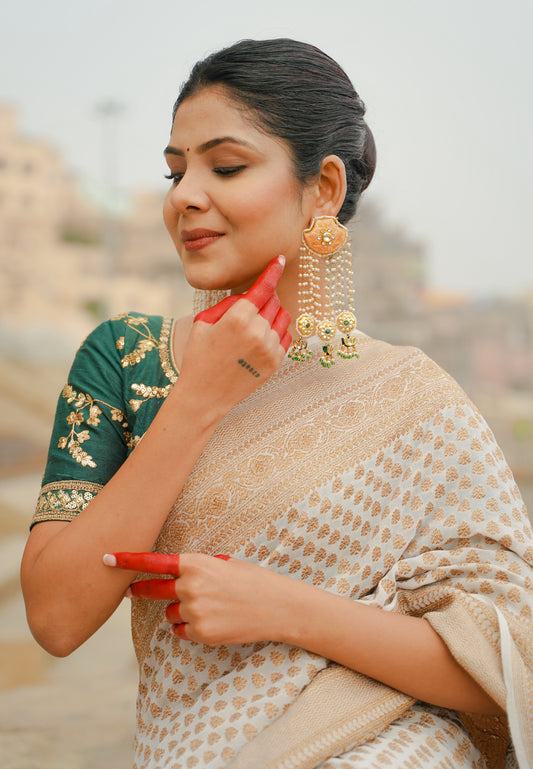 Meher Phool Earrings