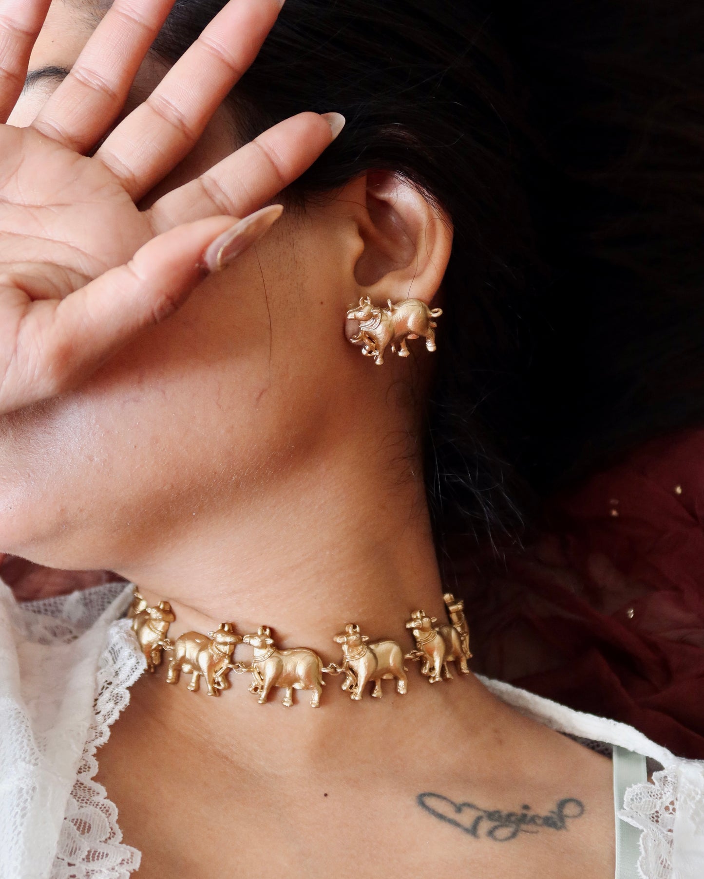 Nandi Choker Set