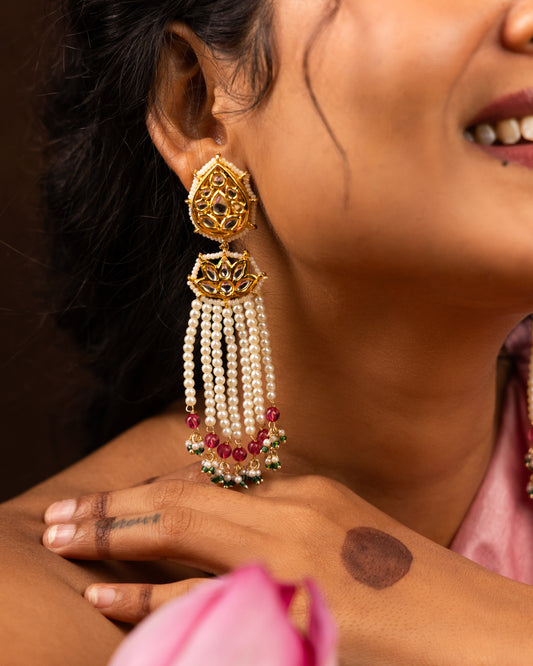 Pushp Moti Earrings